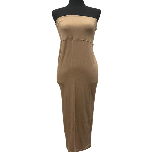 Bleusalt Malibu Tan Seamless Strapless Maxi Dress/Skirt, Women's Size  Med 6-8 - Picture 5 of 14